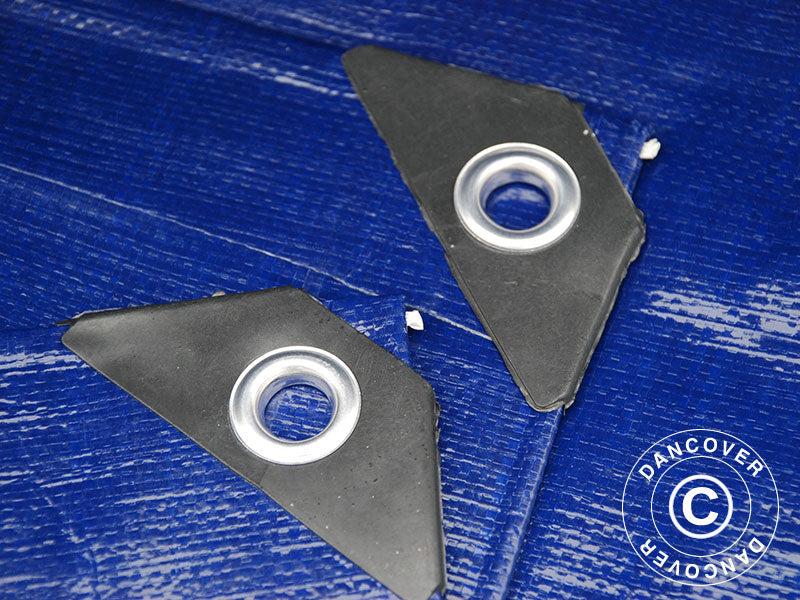 Tarpaulin 4x6 m, PE 250 g/m², Blue