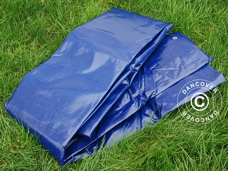 Tarpaulin 8x10 m, PE 250 g/m², Blue