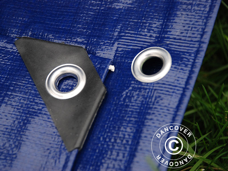 Tarpaulin 8x10 m, PE 250 g/m², Blue