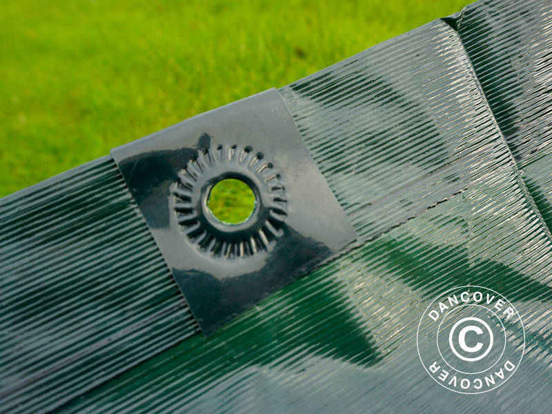Tarpaulin 2.5x3.6 m, PE 90 g/m², Reinforced, Dark Green