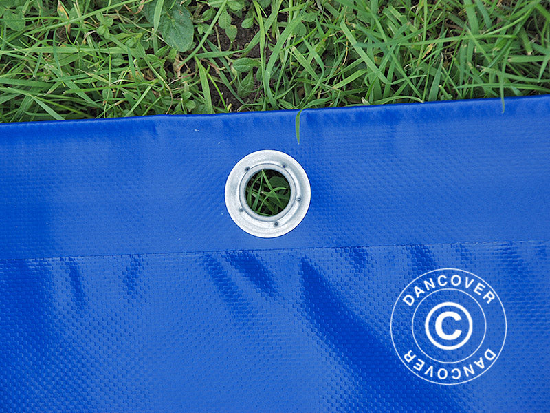 Tarpaulin 5x6 m, PVC 570 g/m², Blue
