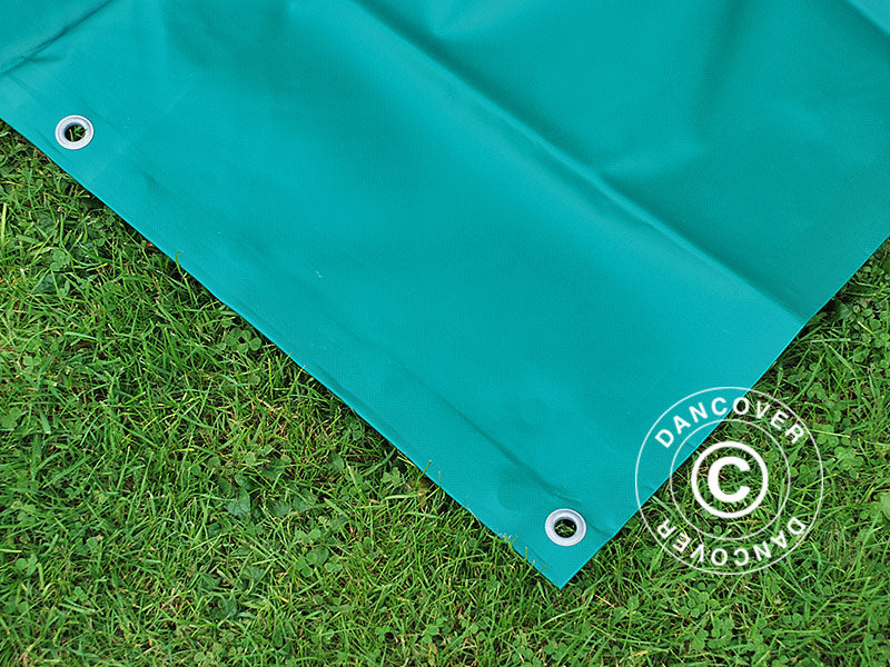 Tarpaulin 4x6 m, PVC 570 g/m², Green