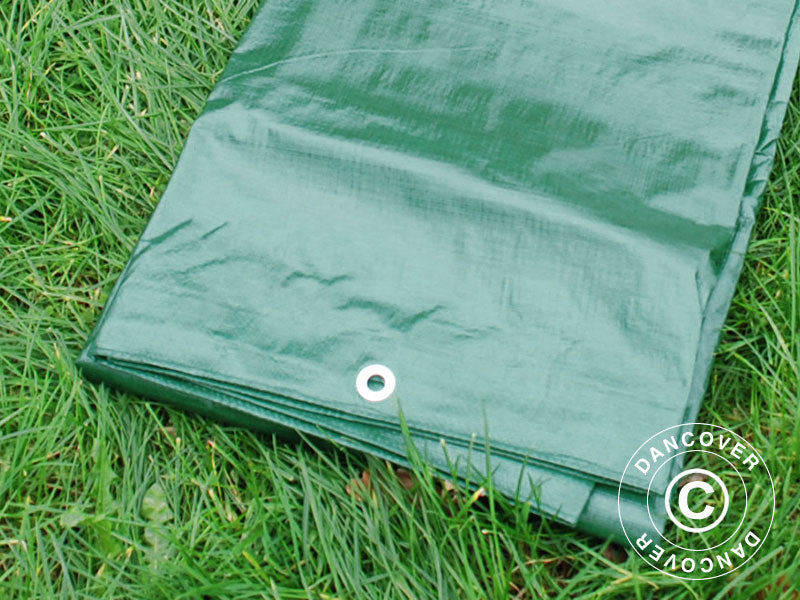 Tarpaulin 8x10 m, PE 150 g/m², Green