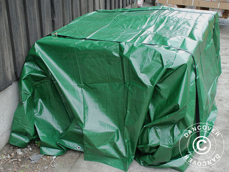 Tarpaulin 8x10 m, PE 150 g/m², Green