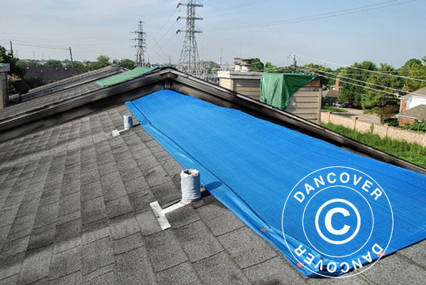 Tarpaulin 10x20 m, PE 250 g/m², Blue