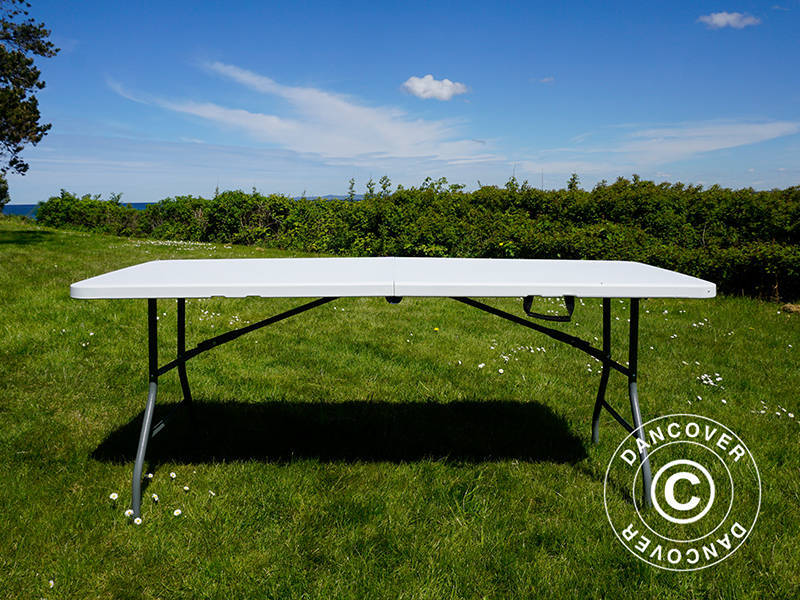 Folding Table Basic 180x74x74cm White JM 10 pcs