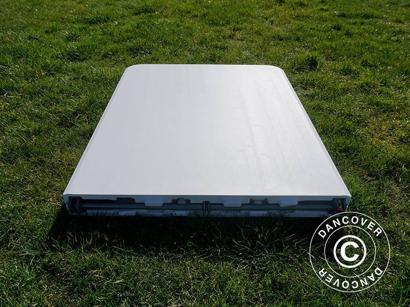 Folding Table 180x74x74 cm, Light Grey (10 pcs.)