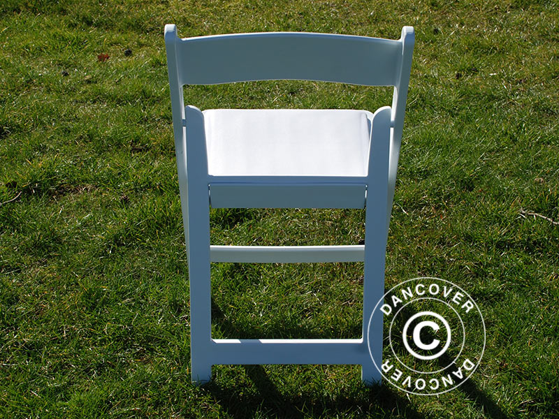 Padded Folding Chair 45x45x80 cm, White, 24 pcs.