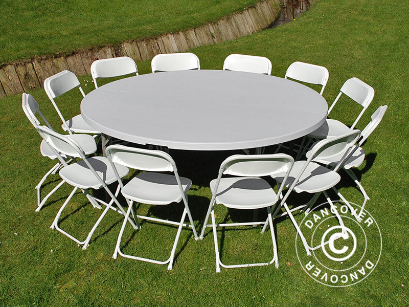Round folding table PRO Ø183 cm, Light grey (1 pc.)