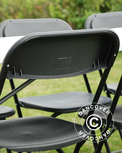 Folding Chair 44x44x80 cm, Black, 8 pcs.