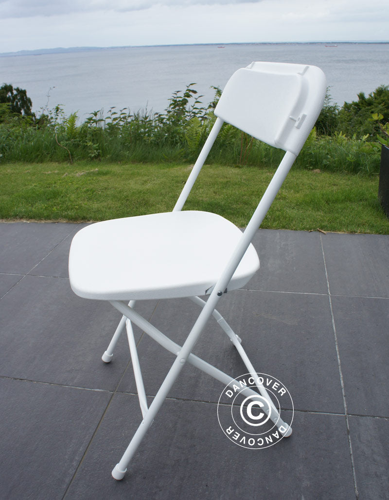 Folding Chair 44x44x80 cm, White, 24 pcs.