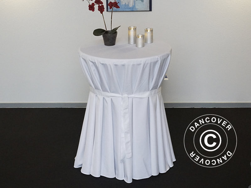 Tablecloth Ø80x110 cm, White