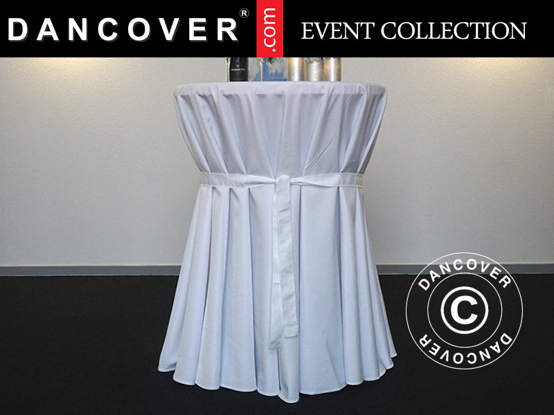 Tablecloth Ø80x110 cm, White