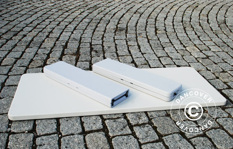 Party package 1 folding table (240 cm) + 2 folding benches (244 cm)