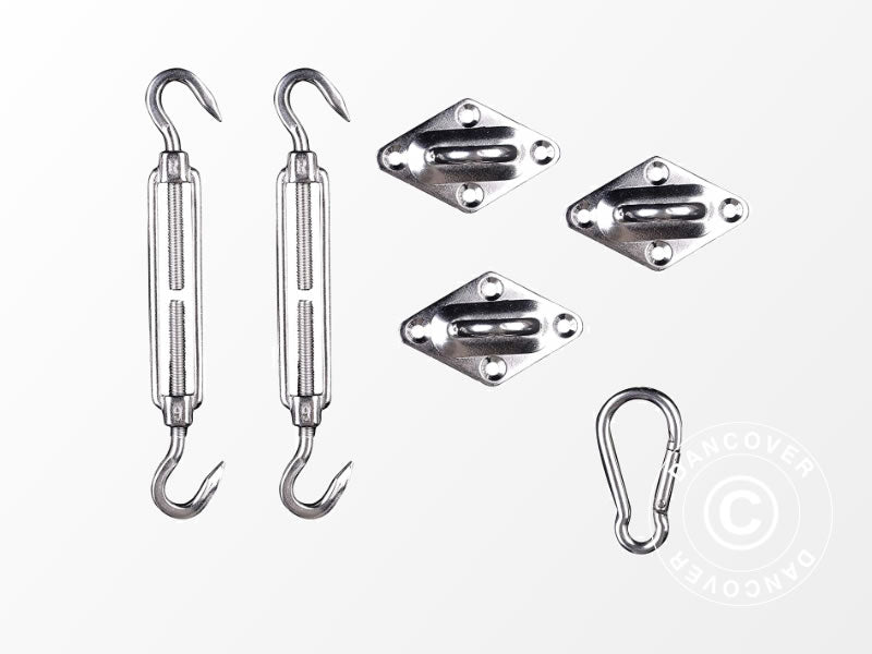 Sun sail 5x5x7 m, Triangular, Sand