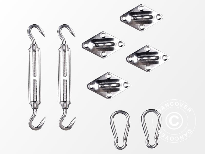 Sun sail 3x4 m, Rectangular, Anthracite