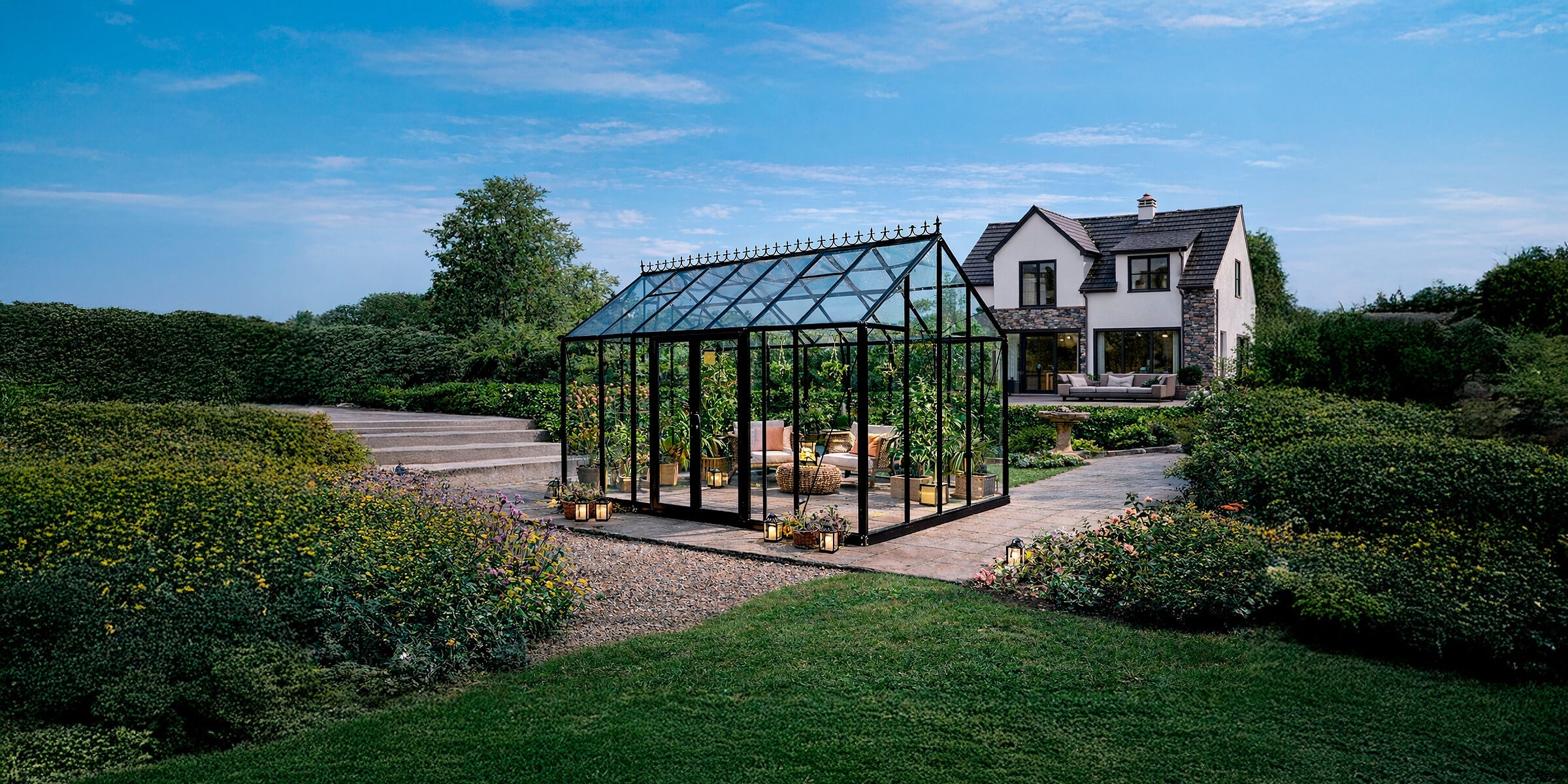 Glass greenhouses