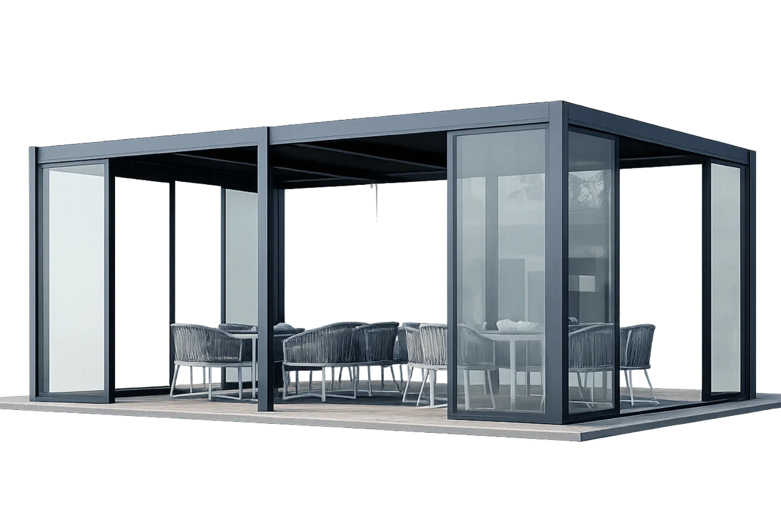 Sidewalls for gazebos and pergolas